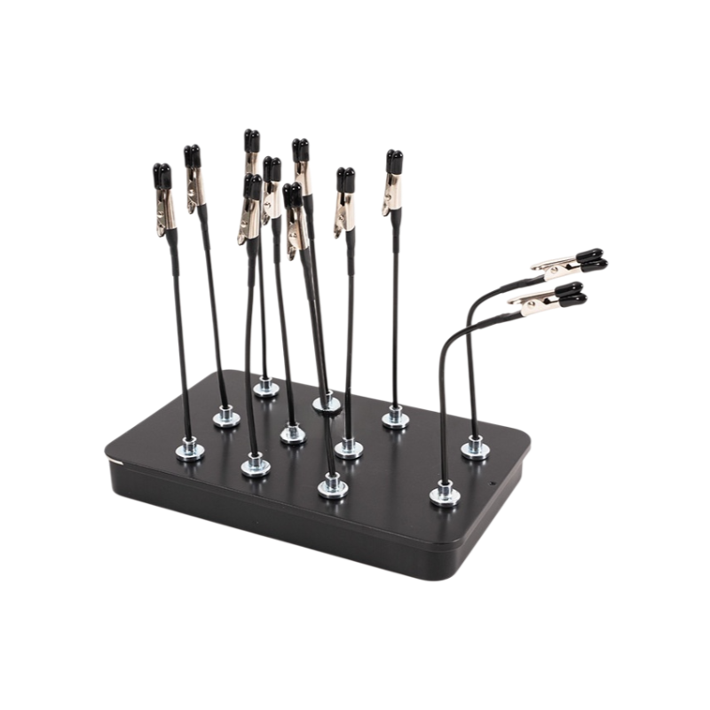 Magnetic bendable memo clip