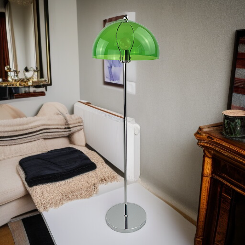 Retro houbová stolní lampa, Bauhausový akrylový stojací lampa do obývacího pokoje a ložnice