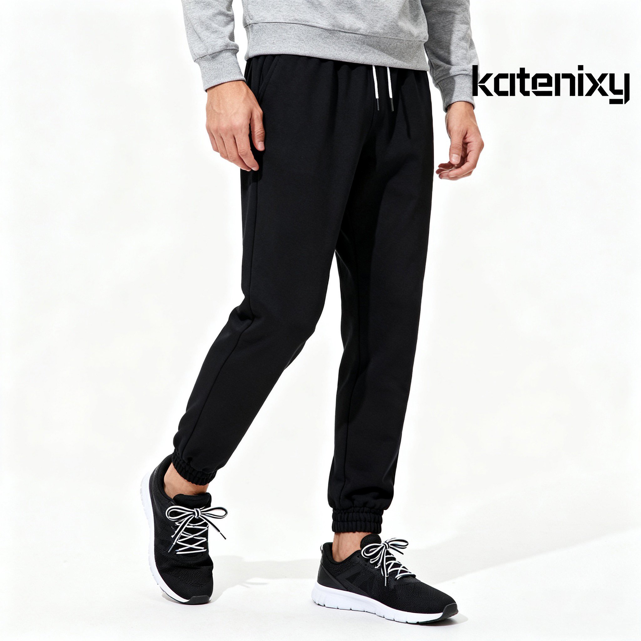 검은색 캐주얼 바지