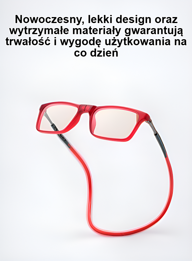 Składane okulary do czytania w etui