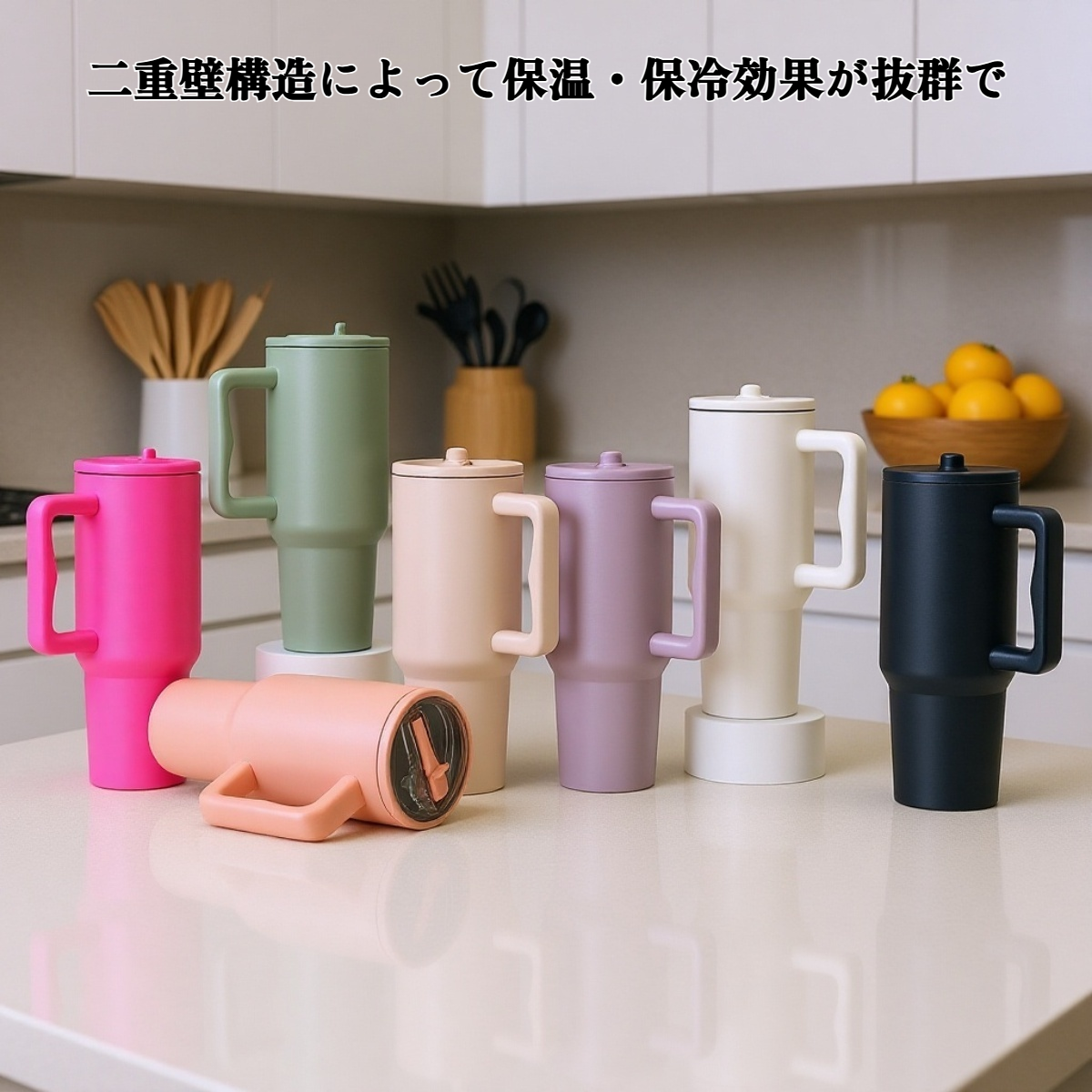 大容量の二重壁ステンレス製魔法瓶