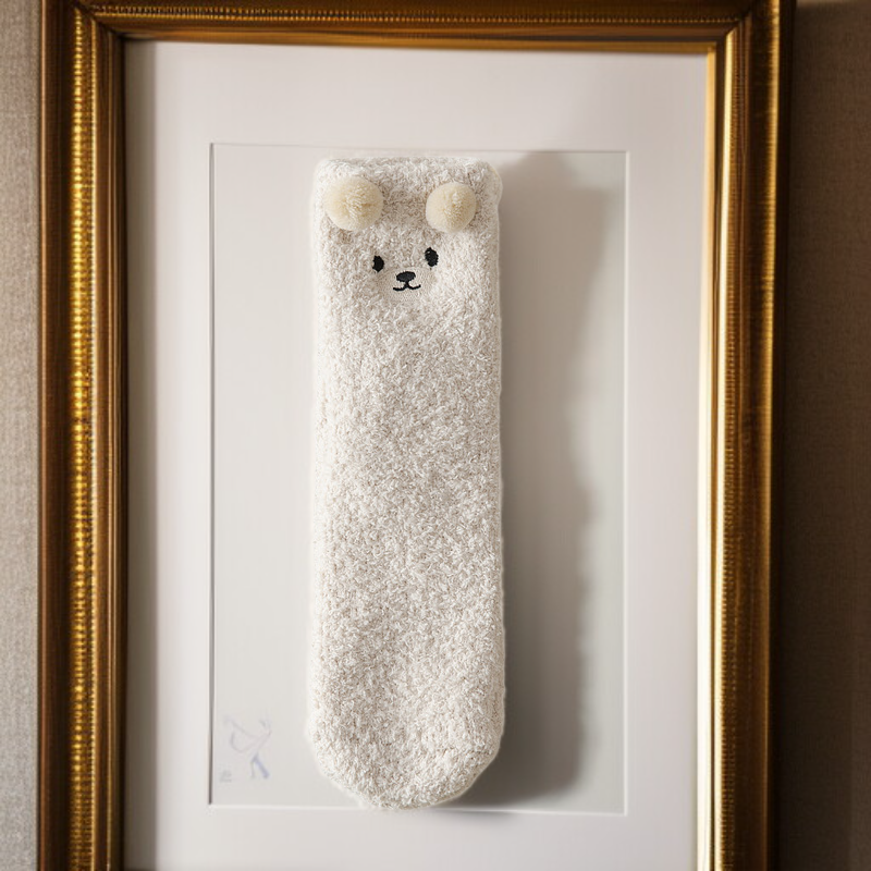 포근한 산호 양말