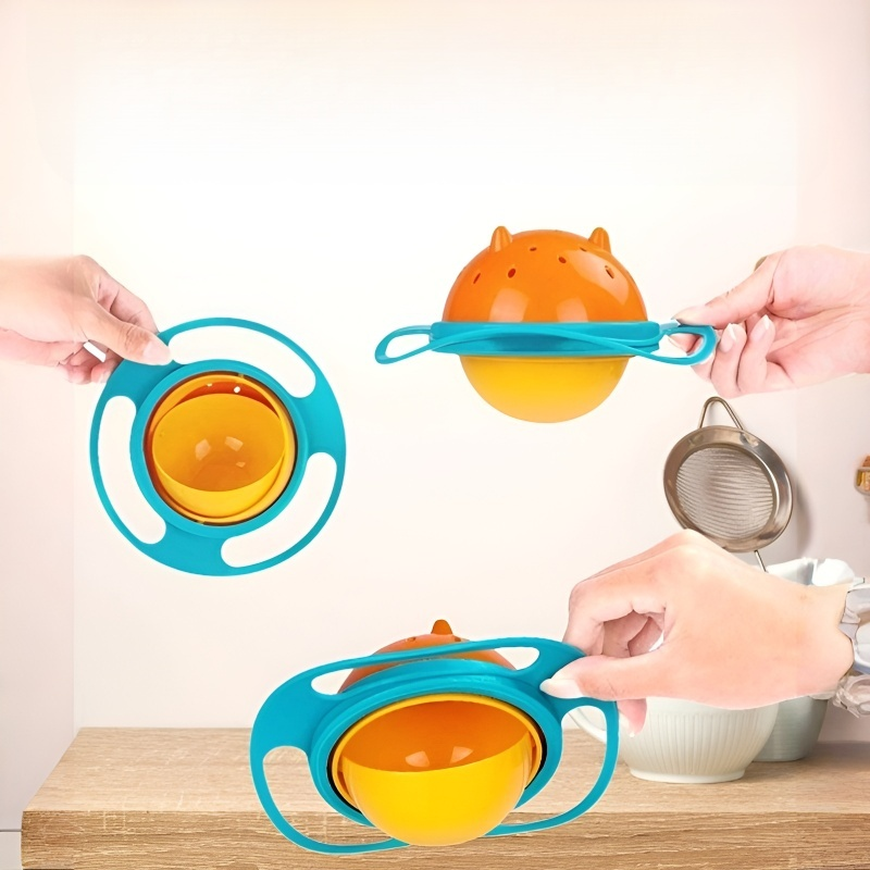 Spill-Proof Flying Saucer Bowl 