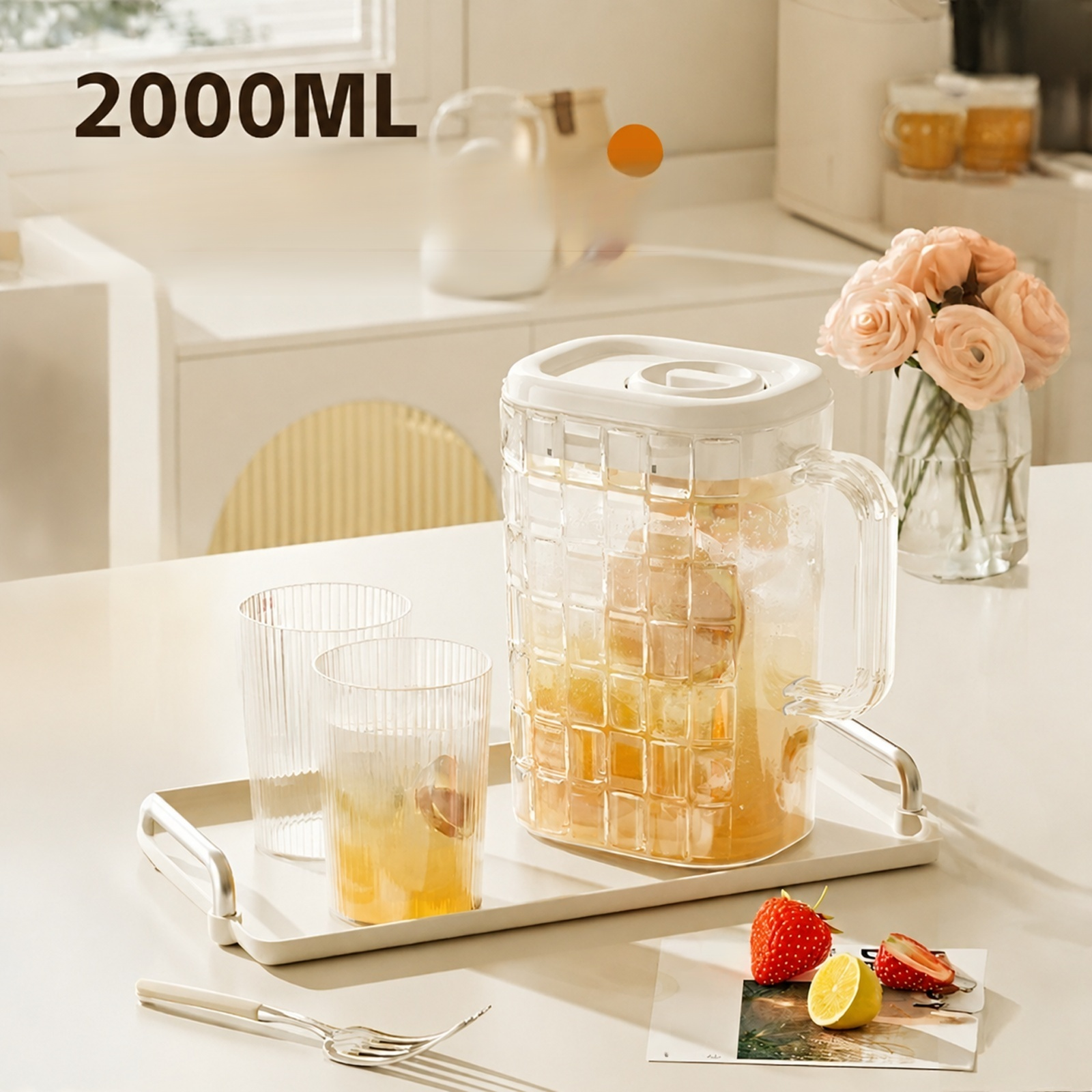 夏のキャンプ用保冷ボトル