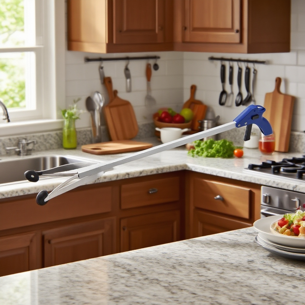 厚手アルミ合金製折りたたみ式ゴミ拾い器