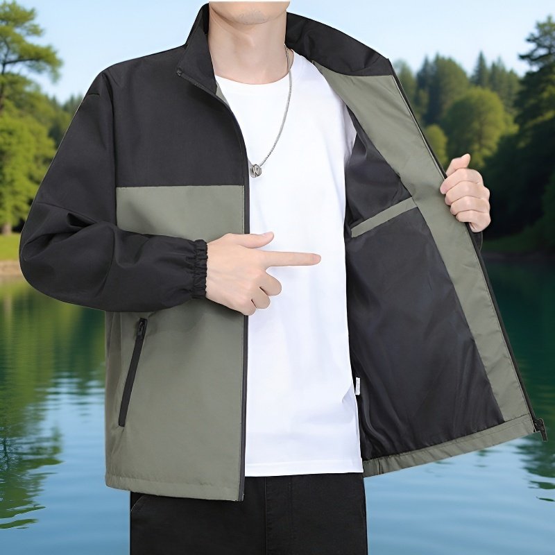 남성 캐주얼 스탠드칼라 자켓