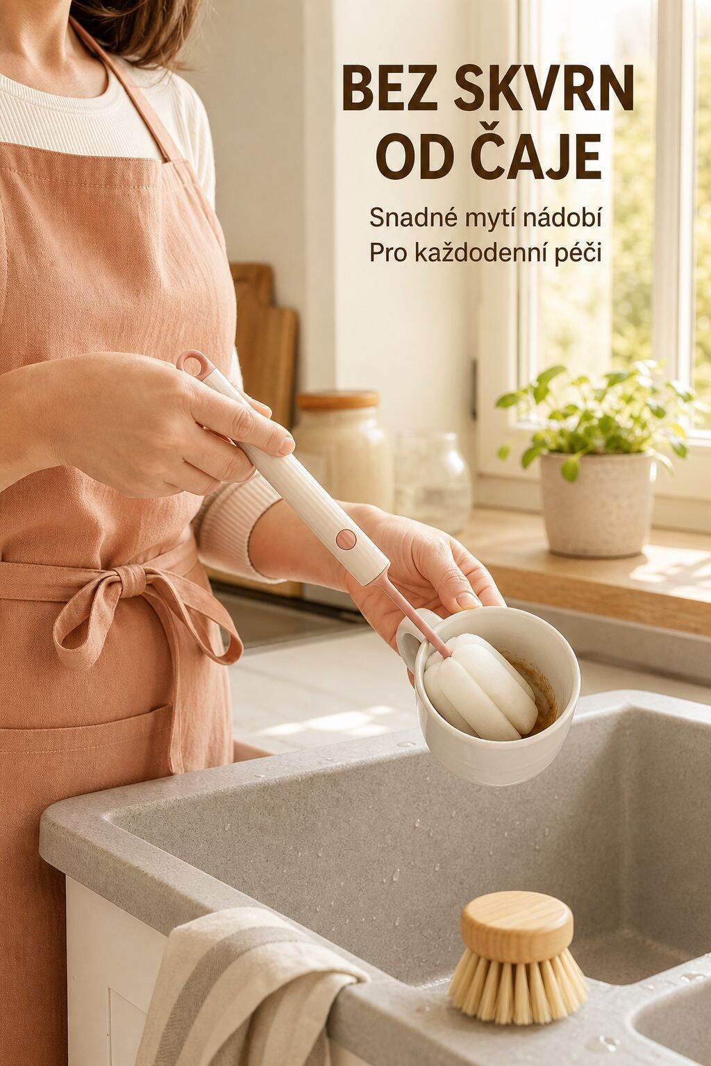 Domácí multifunkční čisticí houbička
