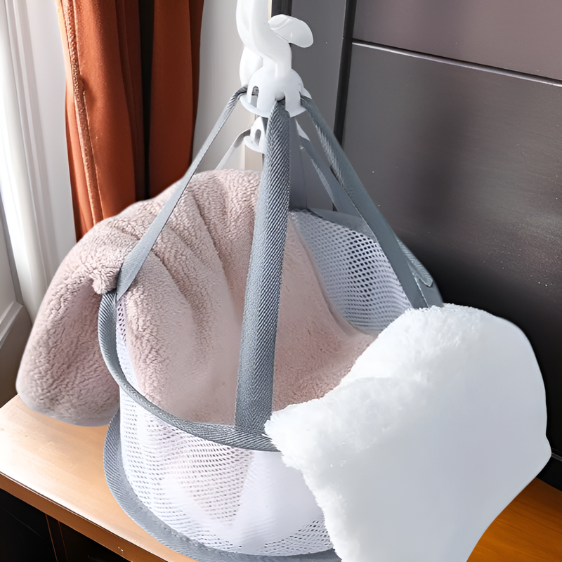 미니 드라이 랙으로 메이크업 브러쉬와 스펀지 건조하기