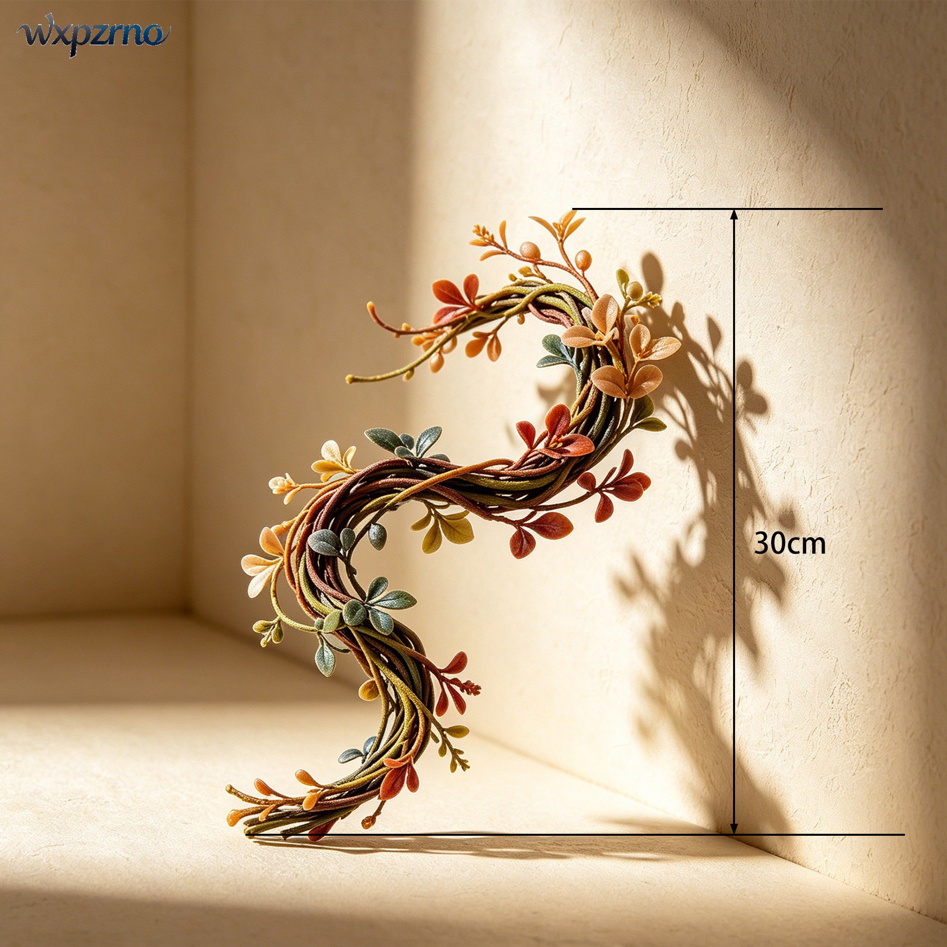 Rustic dried flower arrangement for home decoration