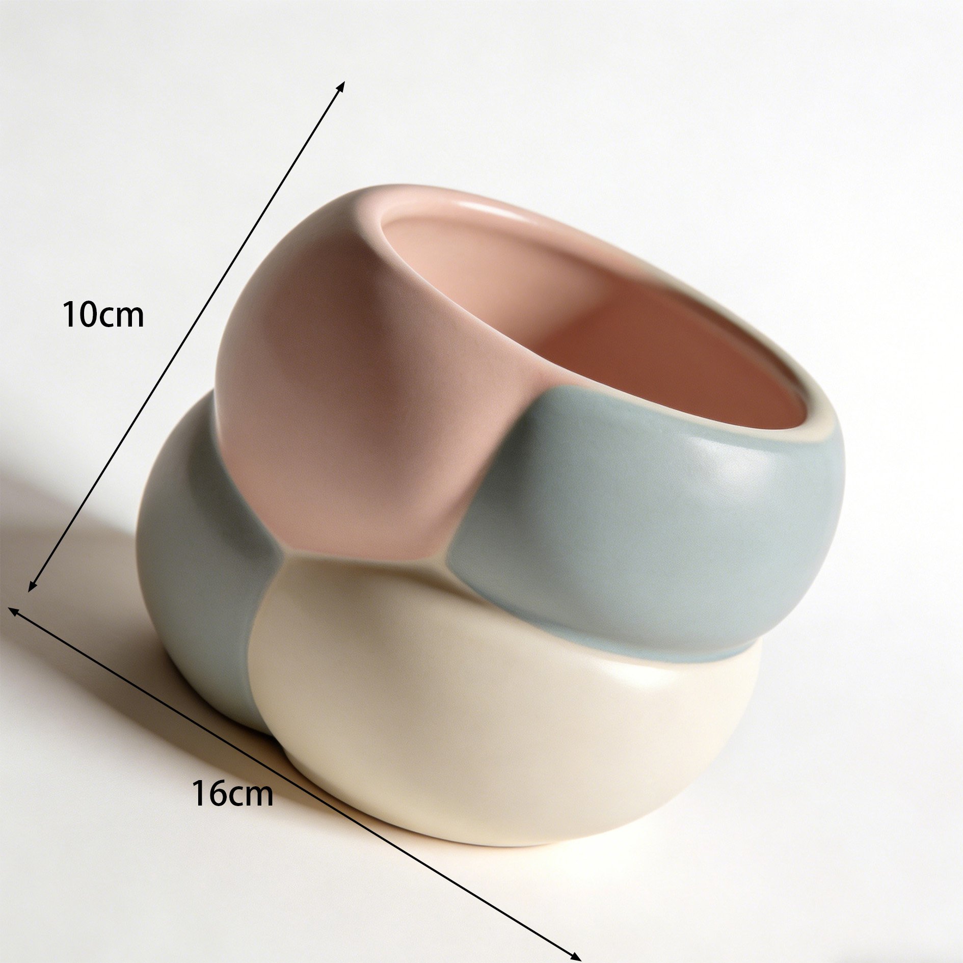 Stylish ceramic mug for coffee and tea