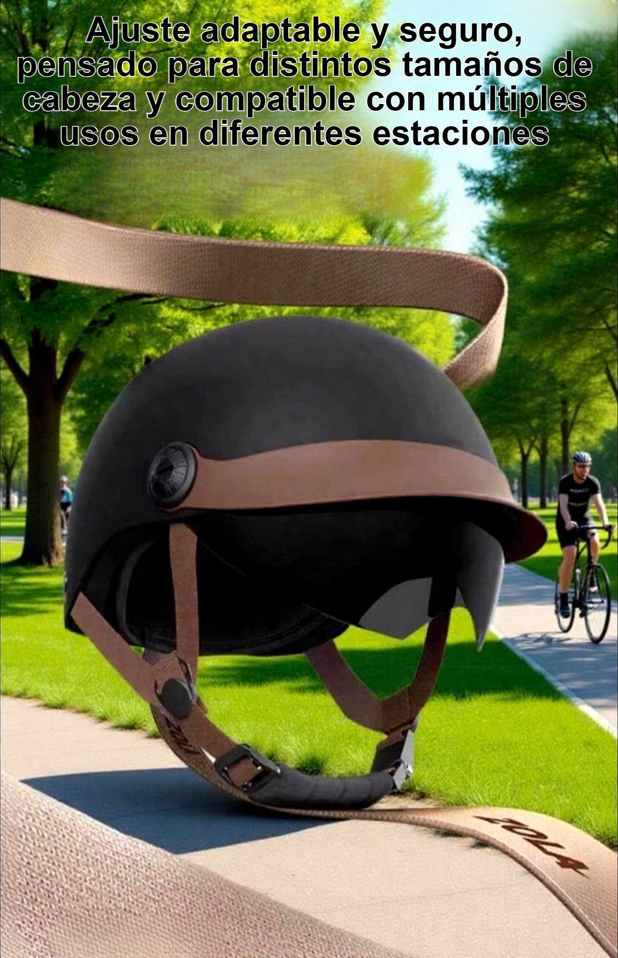 Casco transpirable y ligero para uso en todas las estaciones