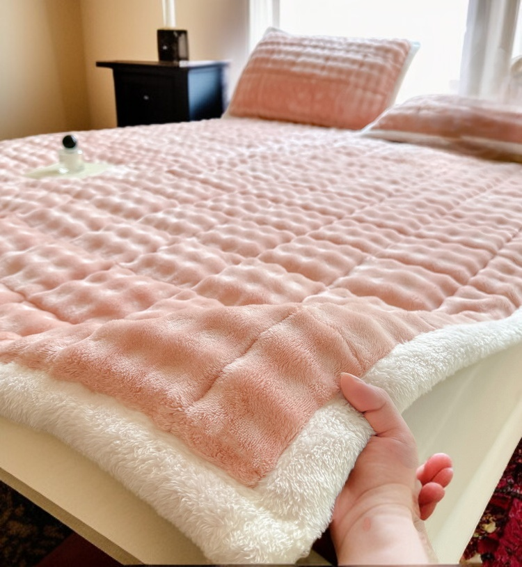 프리미엄 두께의 겨울 침대 패드 구조