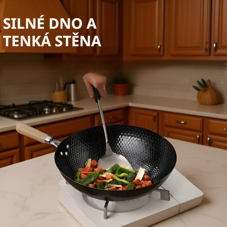 Nepřilnavé nádobí bez povlaku, vhodné na sporák