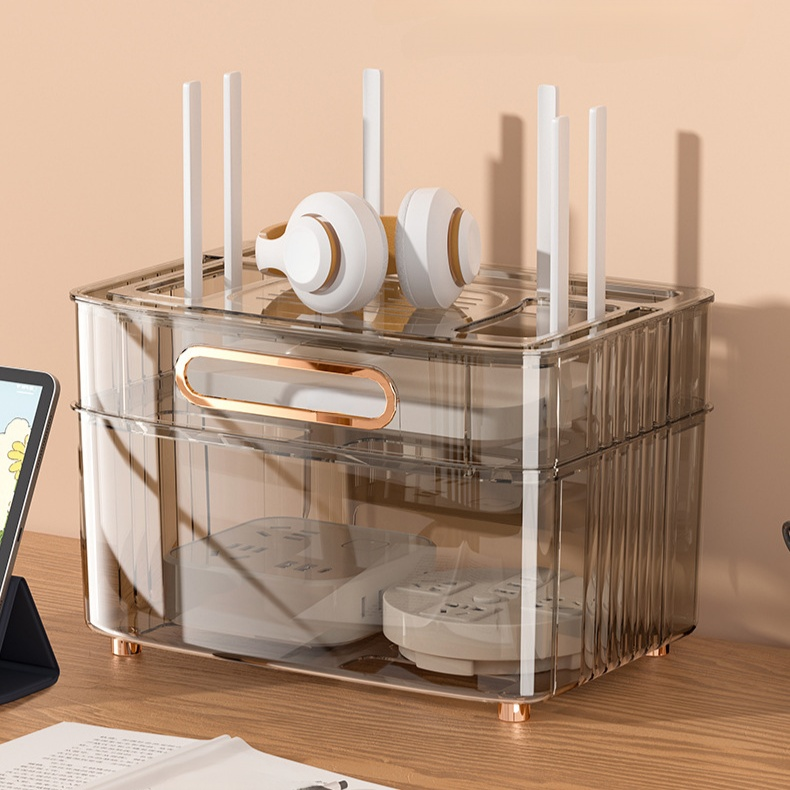 無線WiFiルーター・セットトップボックス用収納ボックス