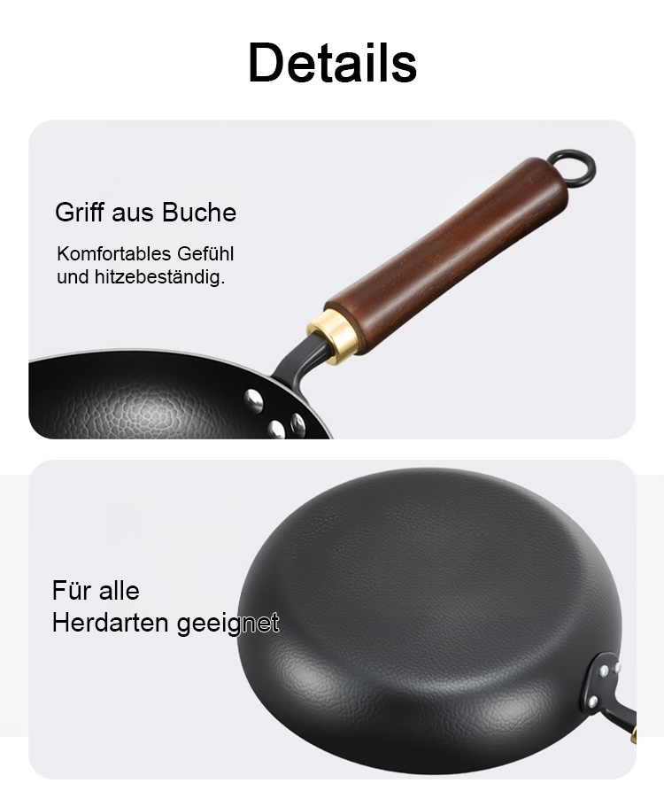 Hochwertige Pfanne für gesundes Braten