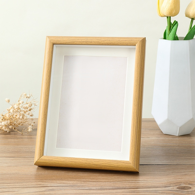 Marco de madera hueco tridimensional minimalista