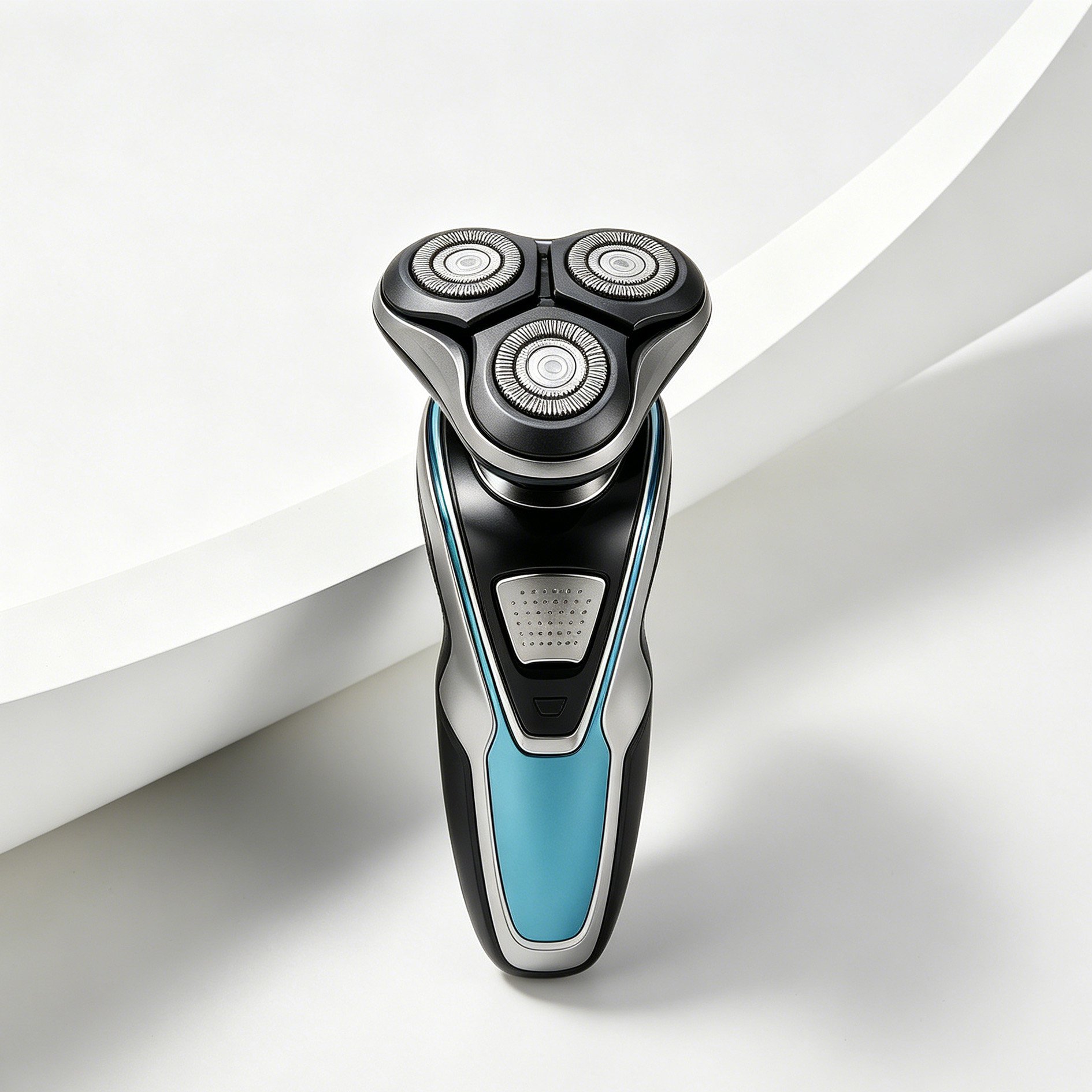 Compact electric shaver for travel