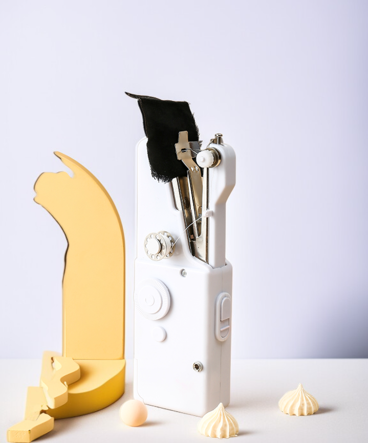 快速縫補褲腳的手持縫紉機