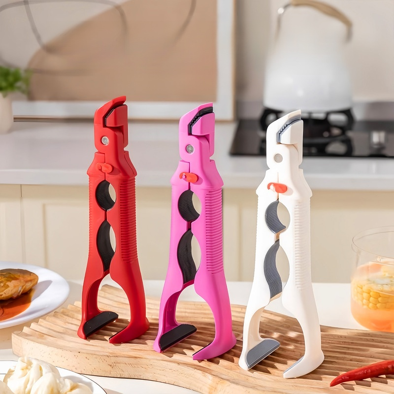 3-in-1 can open bottle, dish, and heat-resistant clip