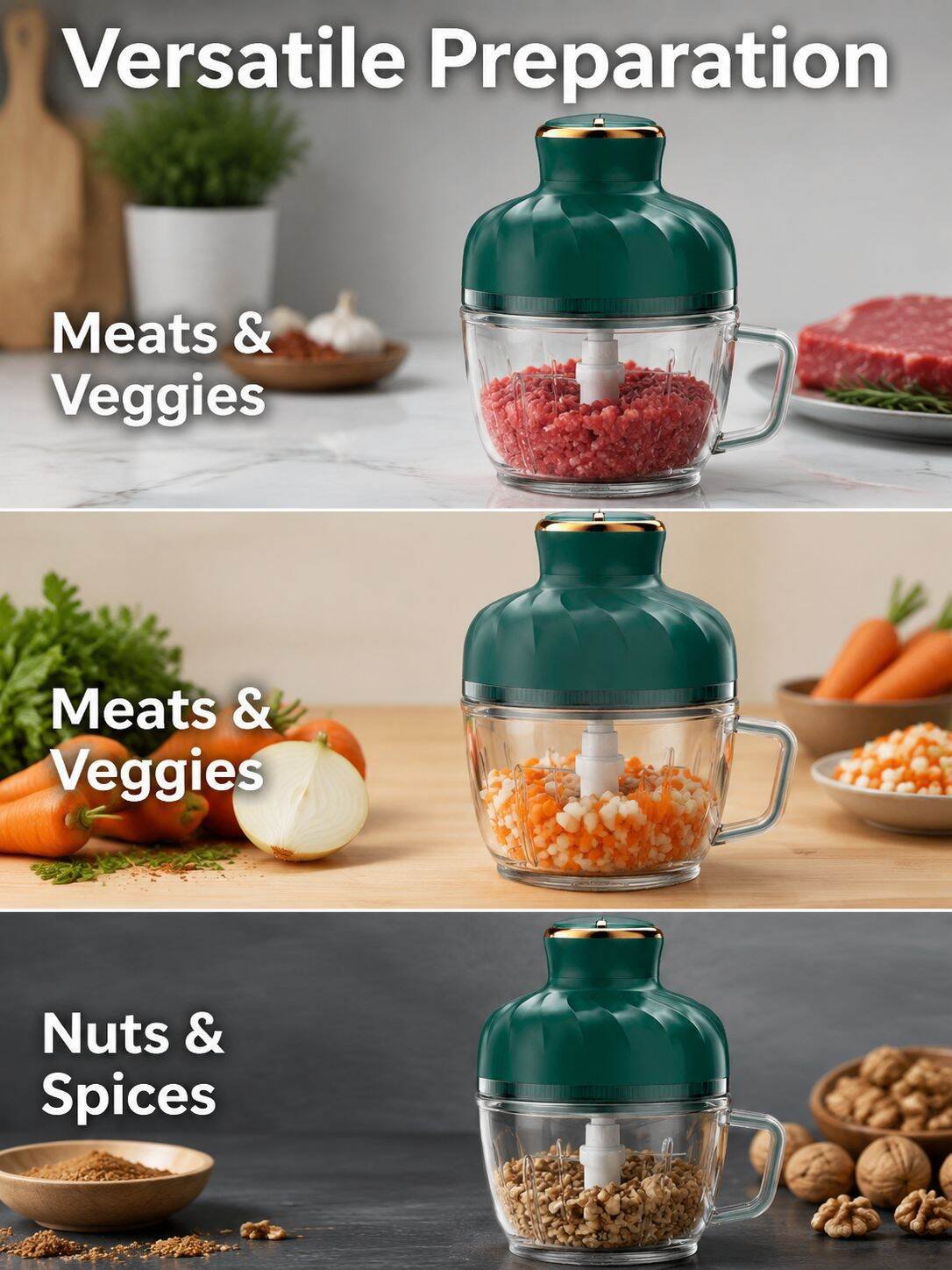Meat Grinder Small Household Electric Multifunctional Stainless Steel