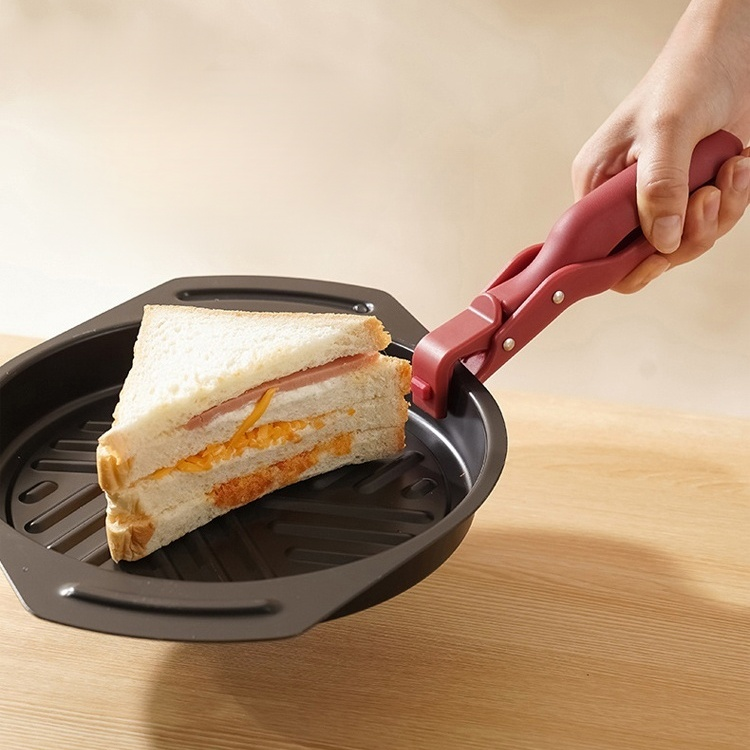 Küchen-Anti-Verbrühungs-Schüsselzange, Silikon-Anti-Rutsch-Multifunktions-Lebensmittelzange