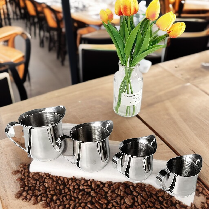Edelstahl Kaffee Pull Milchblase Becher