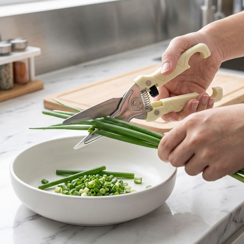 多機能マグネット式鶏骨切りばさみ