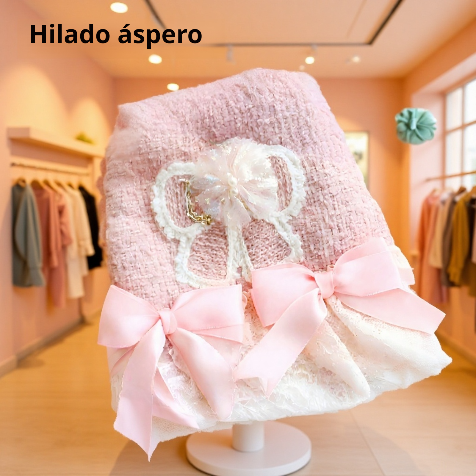 Vestido rosa para gato o perro pequeño, ideal para invierno