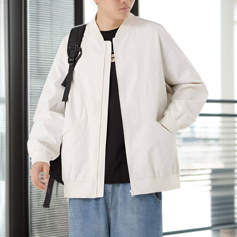 학생용 캐주얼 삼방 야구복 상의 전면 이미지