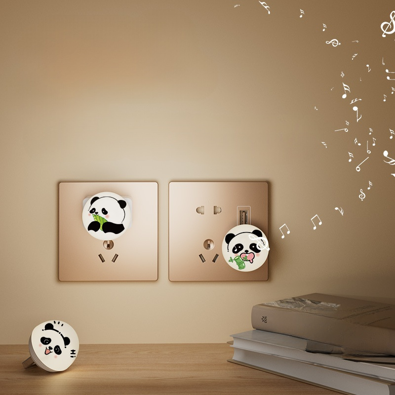 可愛熊貓小夜燈