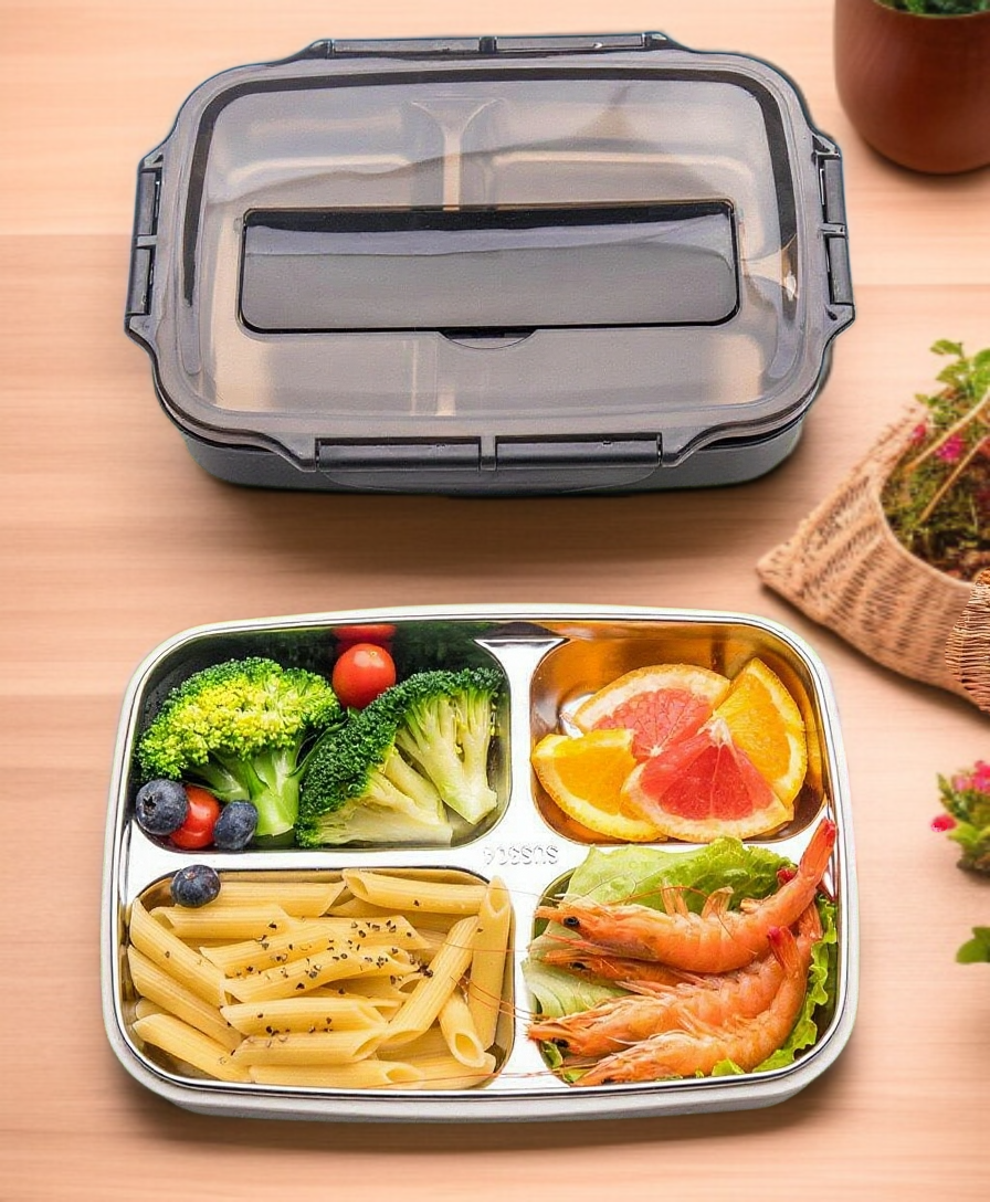 스테인리스 스플릿 도시락 전체 모습