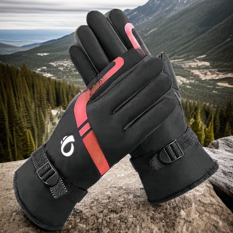 قفازات رجالية خارجية مقاومة للرياح للدراجات والتزحلق والتزلج