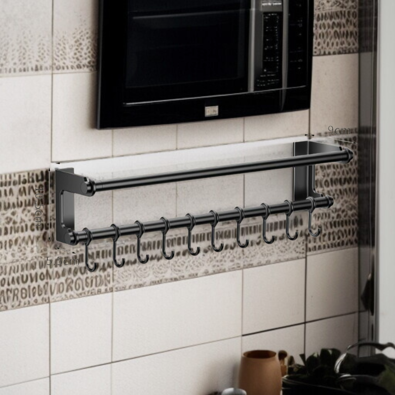 욕실 스텐 후크 펀치프리 벽걸이 수납선반 주방 냄비삽 수저선반 벽선반 스텐후크