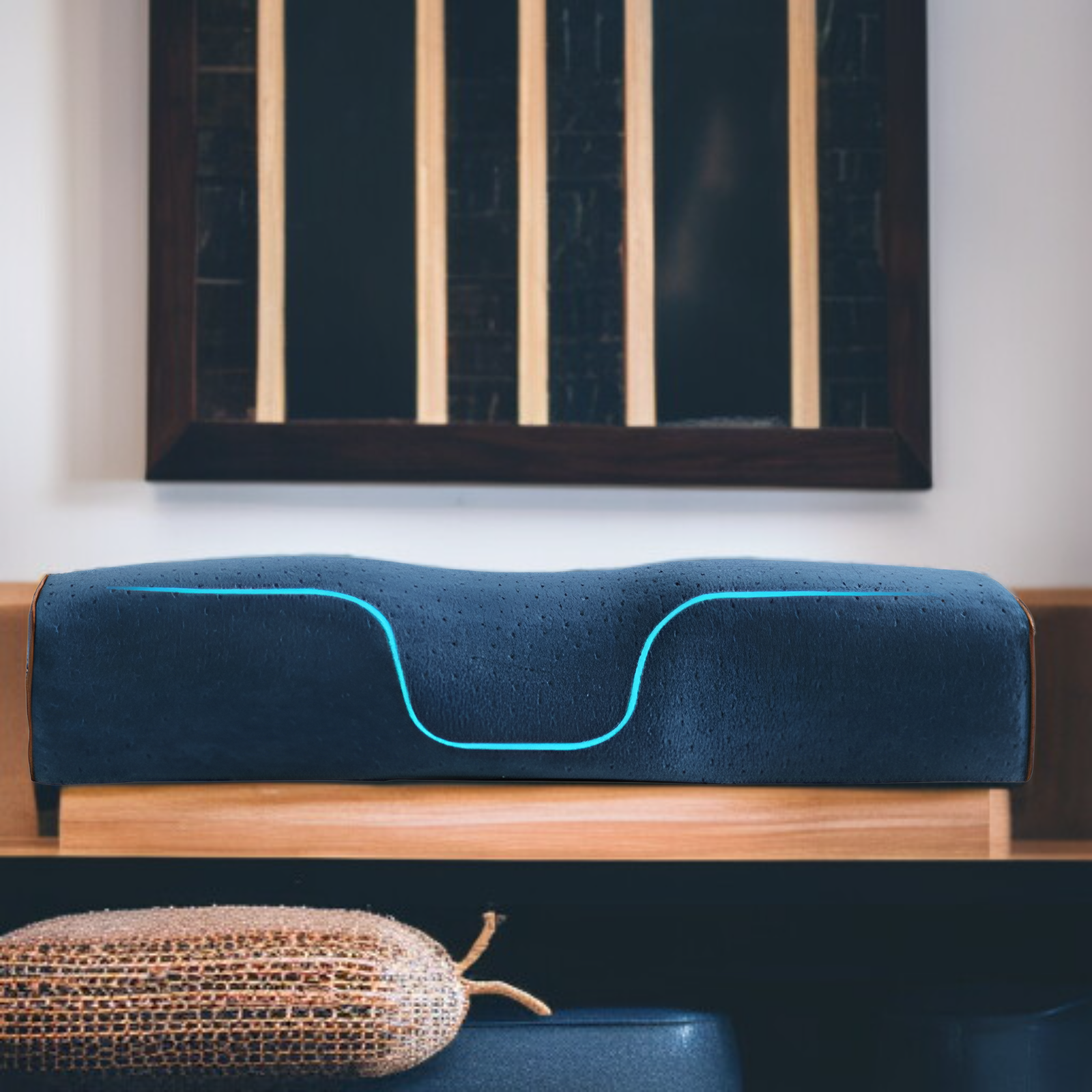 Schlafhilfe-Kissen mit Schmetterlingsform, Nackenpflege und Memory-Foam-Kern