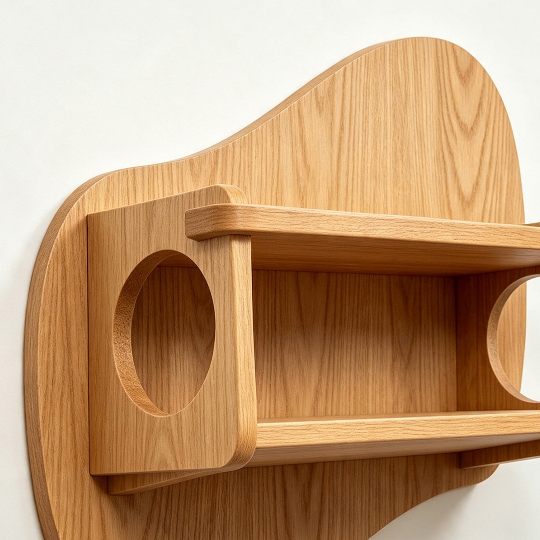 Wooden Floating Wall Shelf