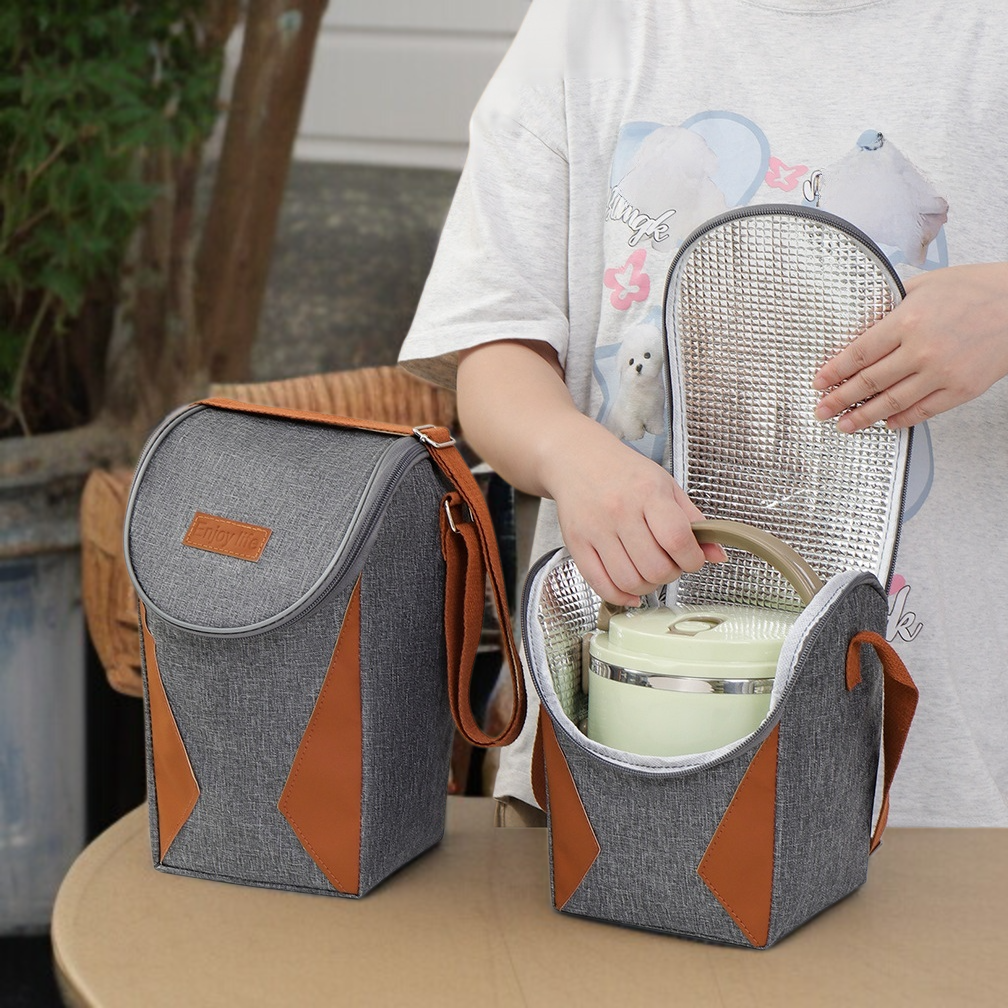 断熱ランチボックスバッグ ランチバッグ ランチバッグ オフィスワーカー 厚手アルミホイルランチボックス ハンドバッグ ピクニックバッグ