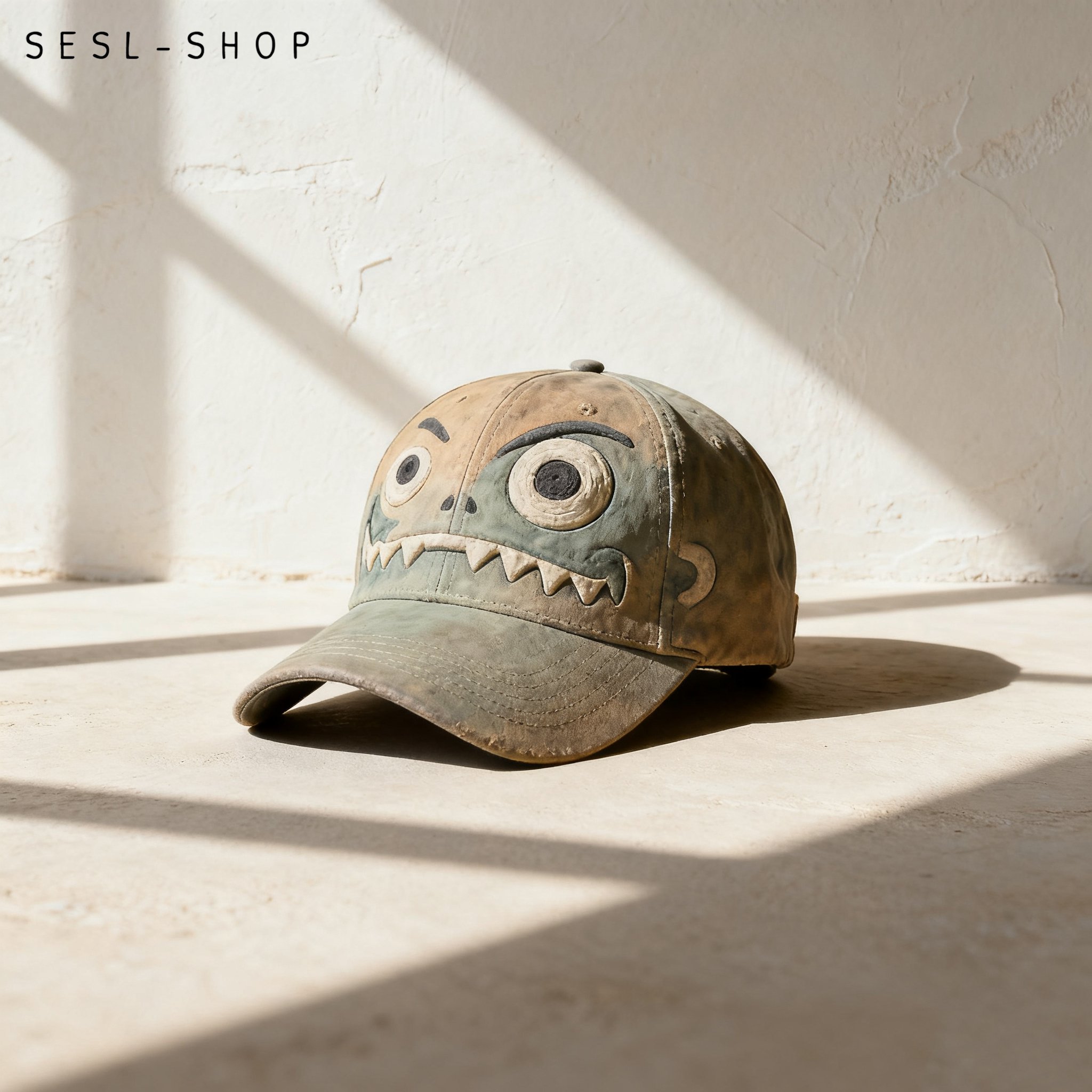 รายละเอียดเนื้อผ้าของหมวกเบสบอลคลาสสิก