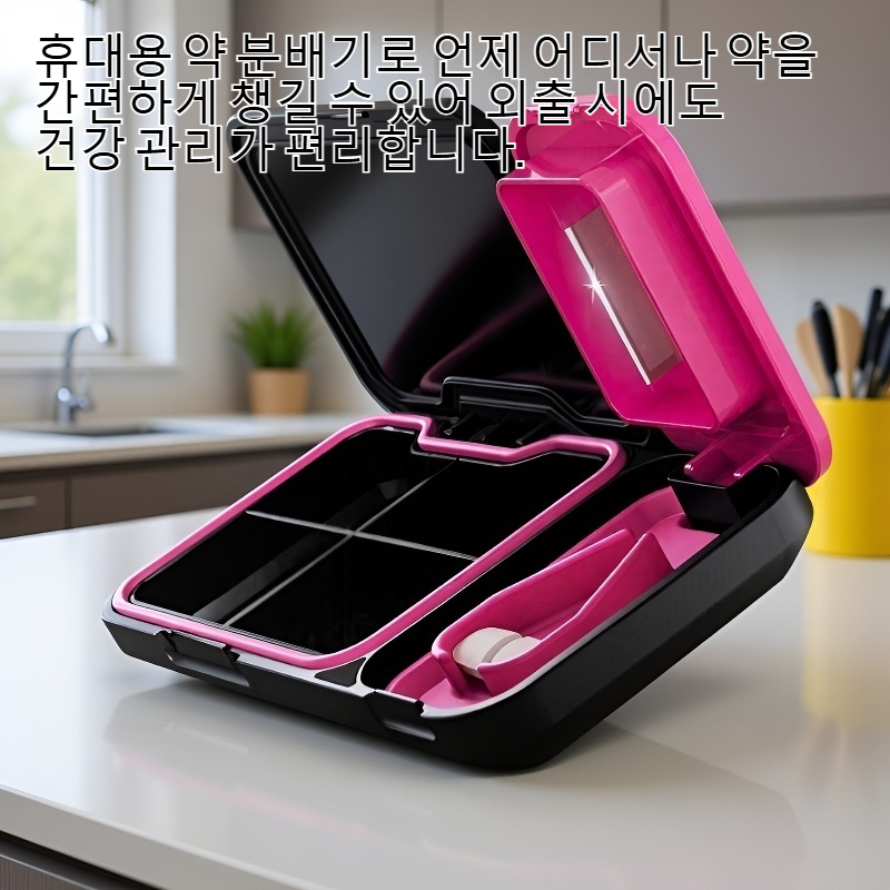 휴대용 약 ​​분배기