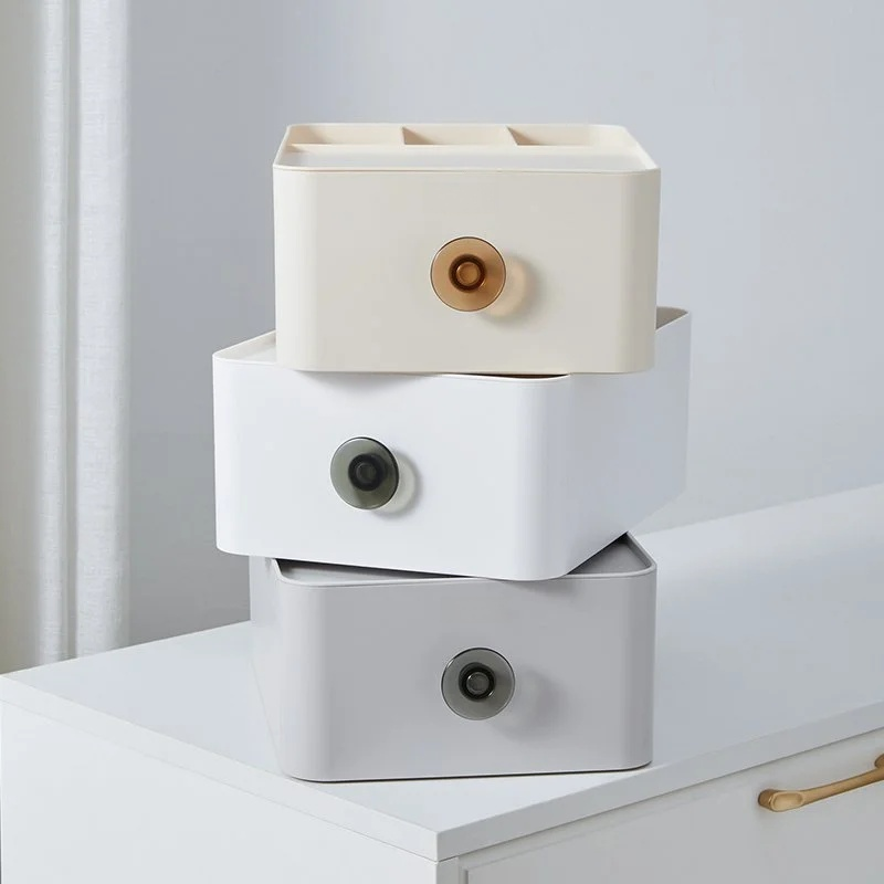 多目的デスクトップ引き出し収納ボックス