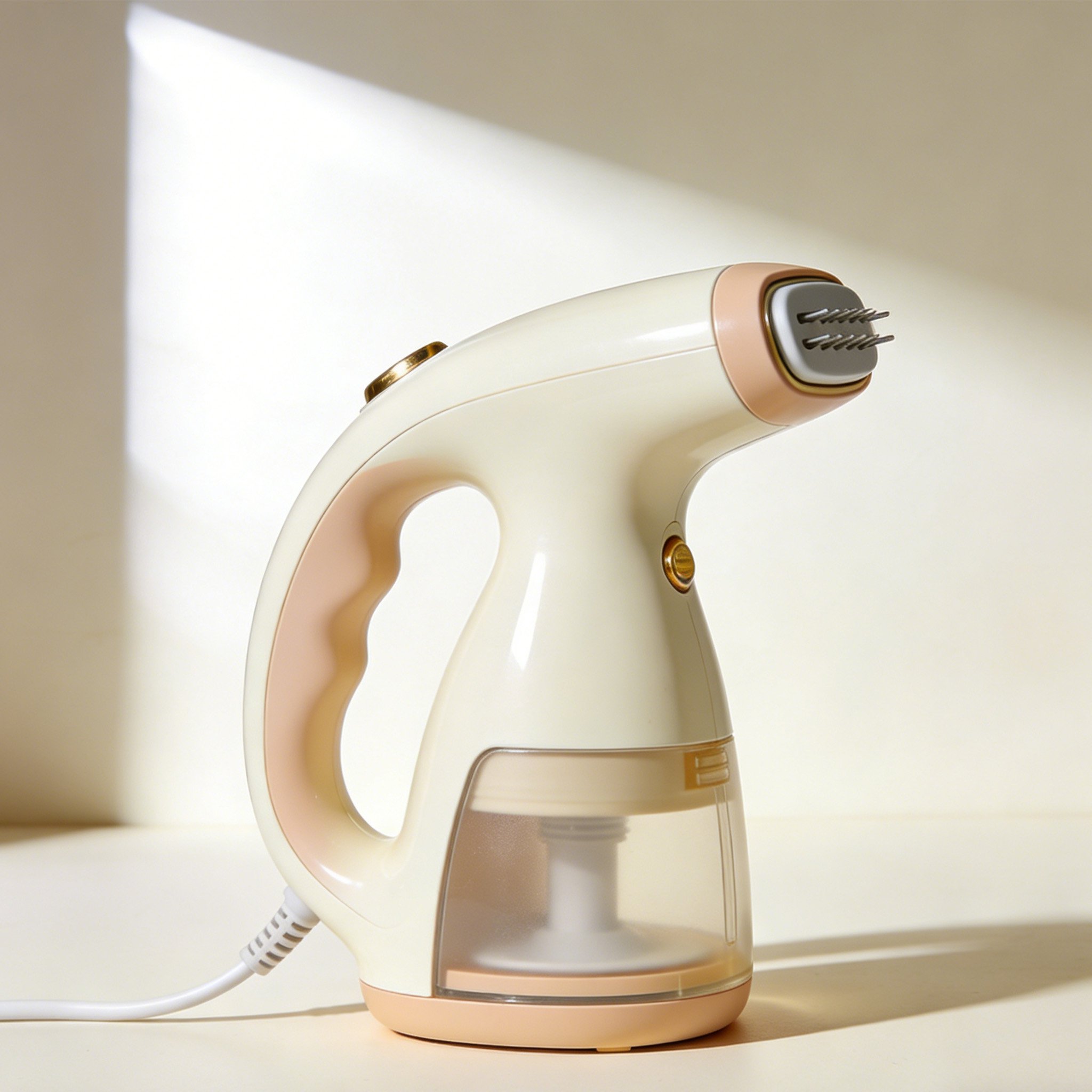 Compact garment steamer for travel