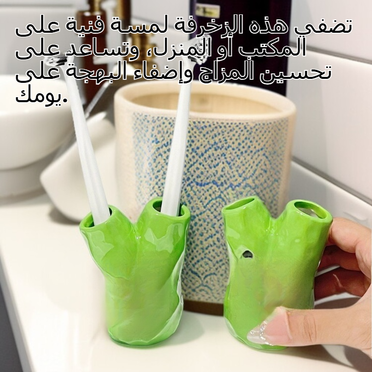 زينة مكتب من الراتنج بعيون كبيرة