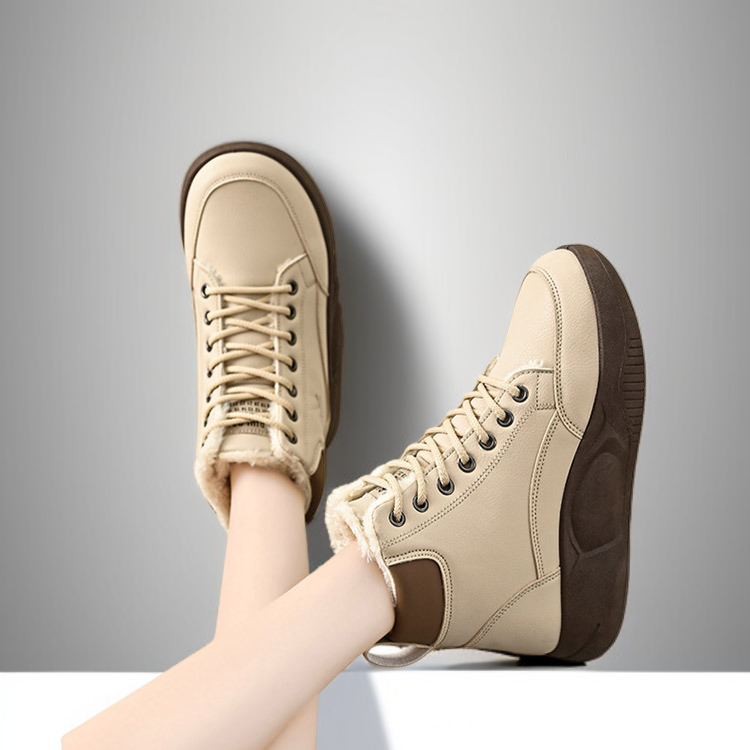 고방면 디자인의 여성 신발 디테일