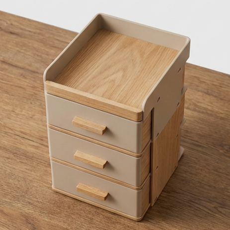 다용도 데스크 정리 타워