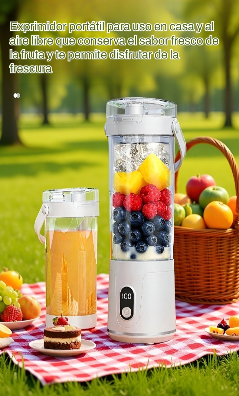 Mini exprimidor portátil inalámbrico para uso doméstico