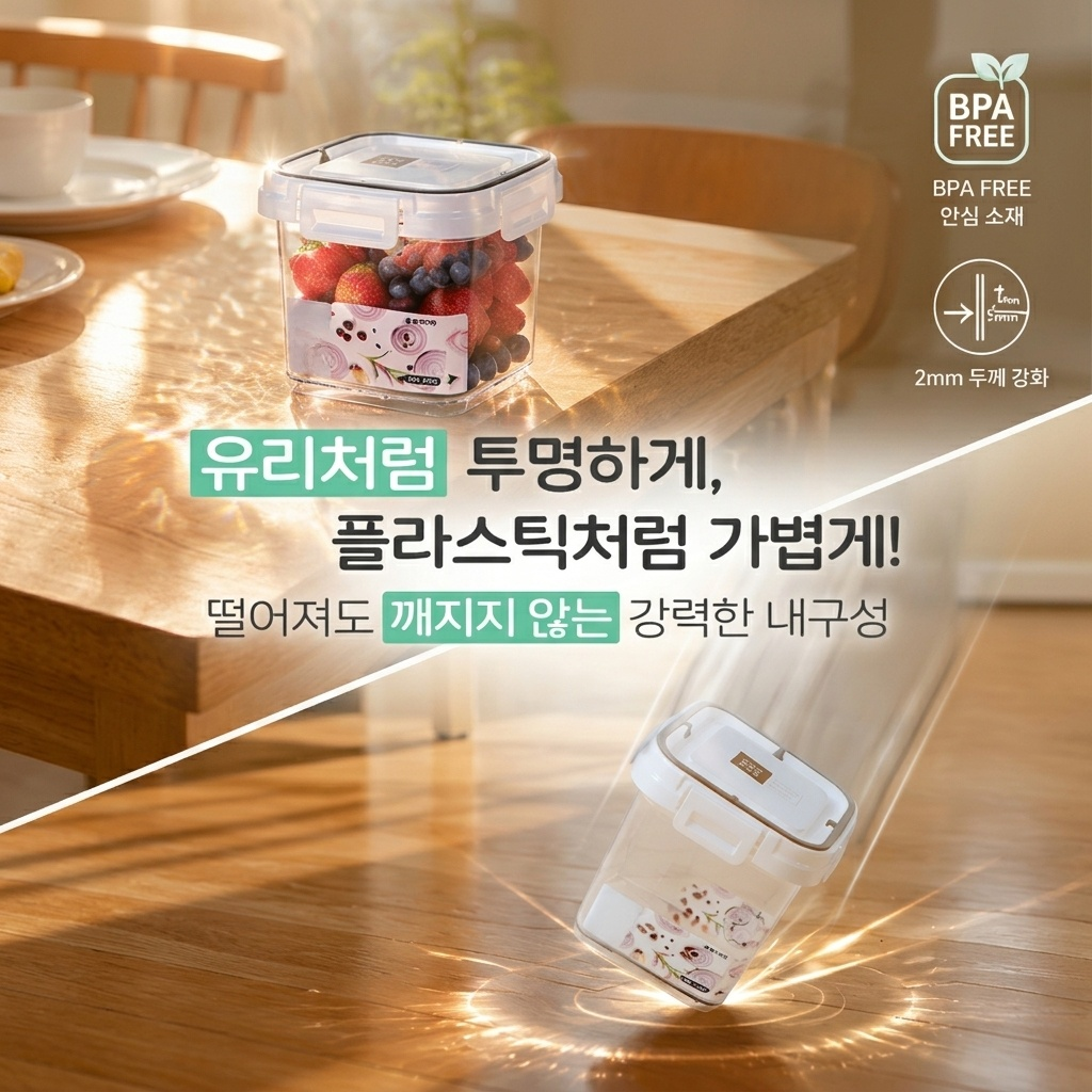 방습 밀폐 곡물 보관용기 가정용 냉장고 저장함