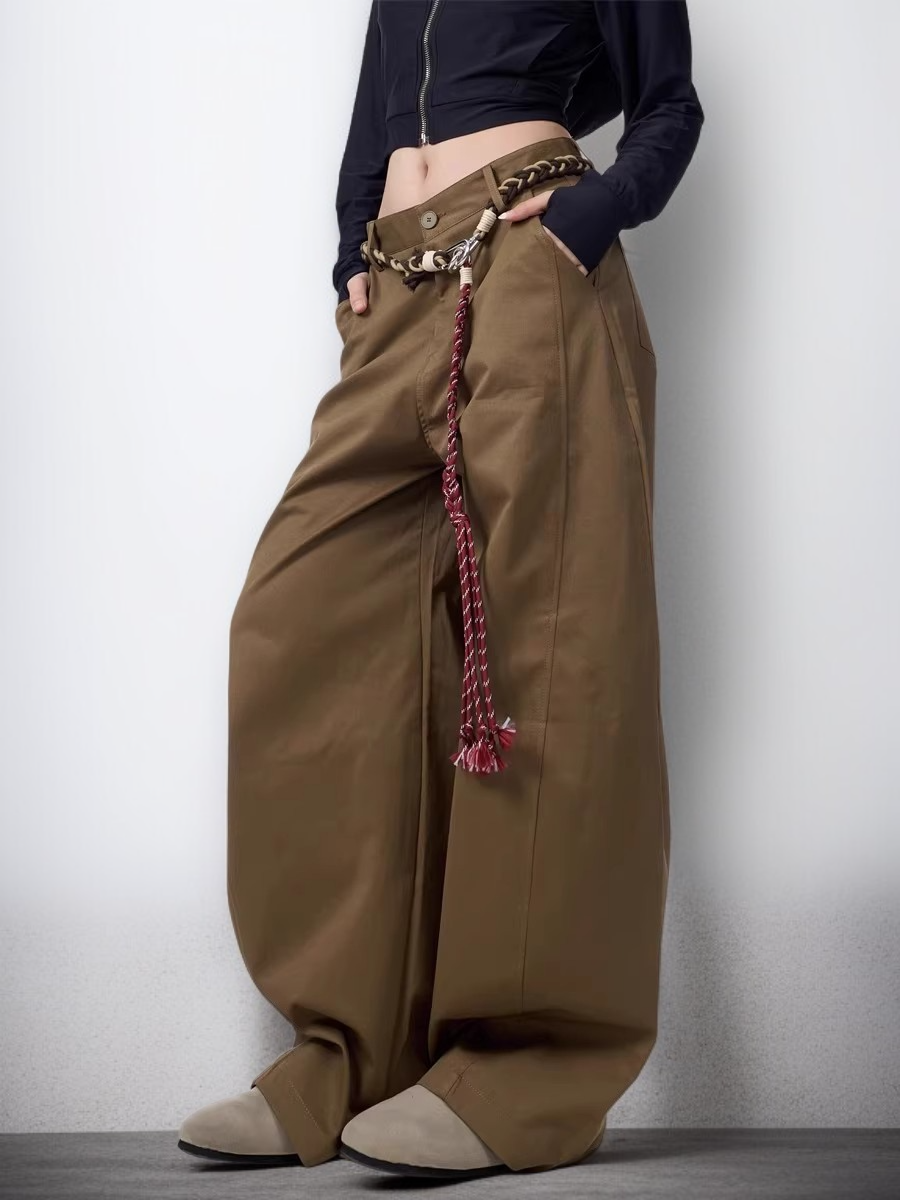 편안한 루즈핏 바지 측면 이미지