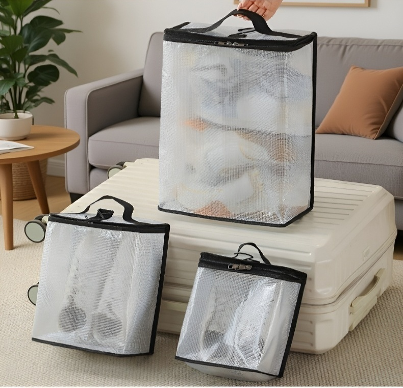 Lightweight four-piece mesh bag set