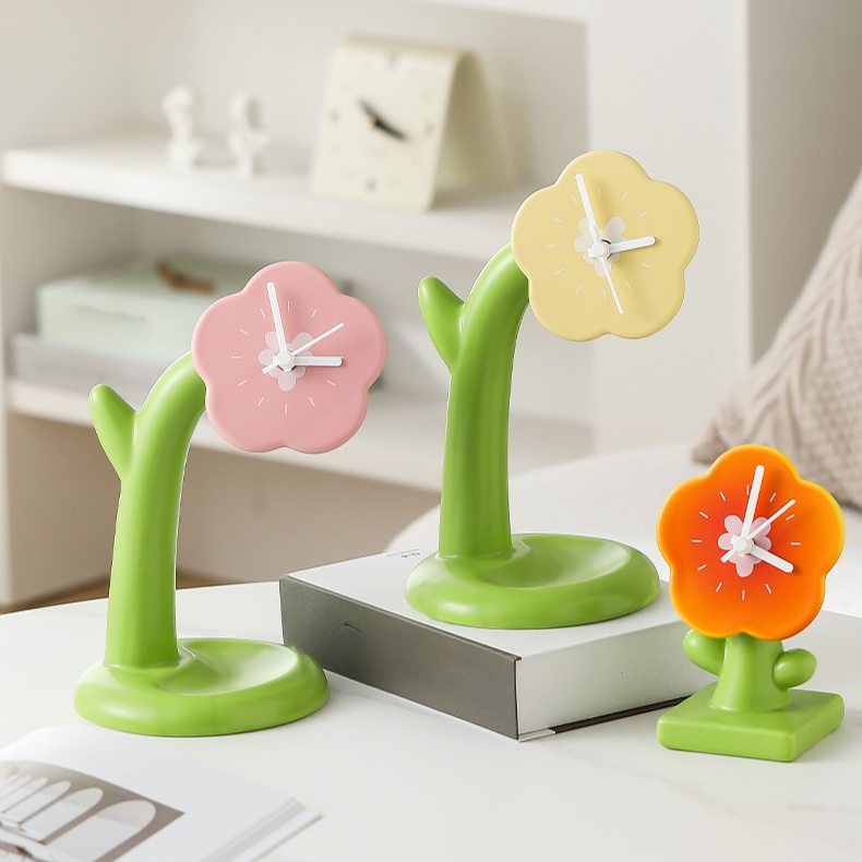 Reloj de mesa de entrada estilo moderno y lujoso, adorno decorativo para el hogar