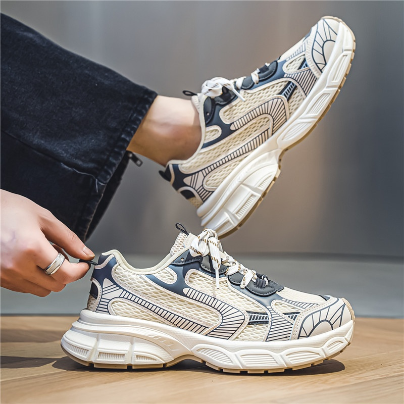 百搭老爹鞋男潮流透氣運動休閒增高男鞋
