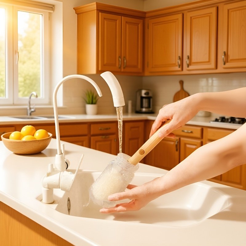 取り外し可能なロングハンドルカップブラシ